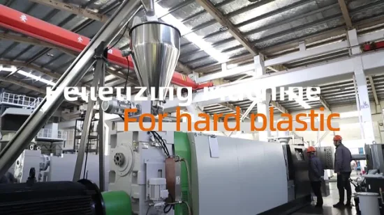 Máquina cortadora de gránulos de plástico con certificados CE ISO para reciclaje de plástico